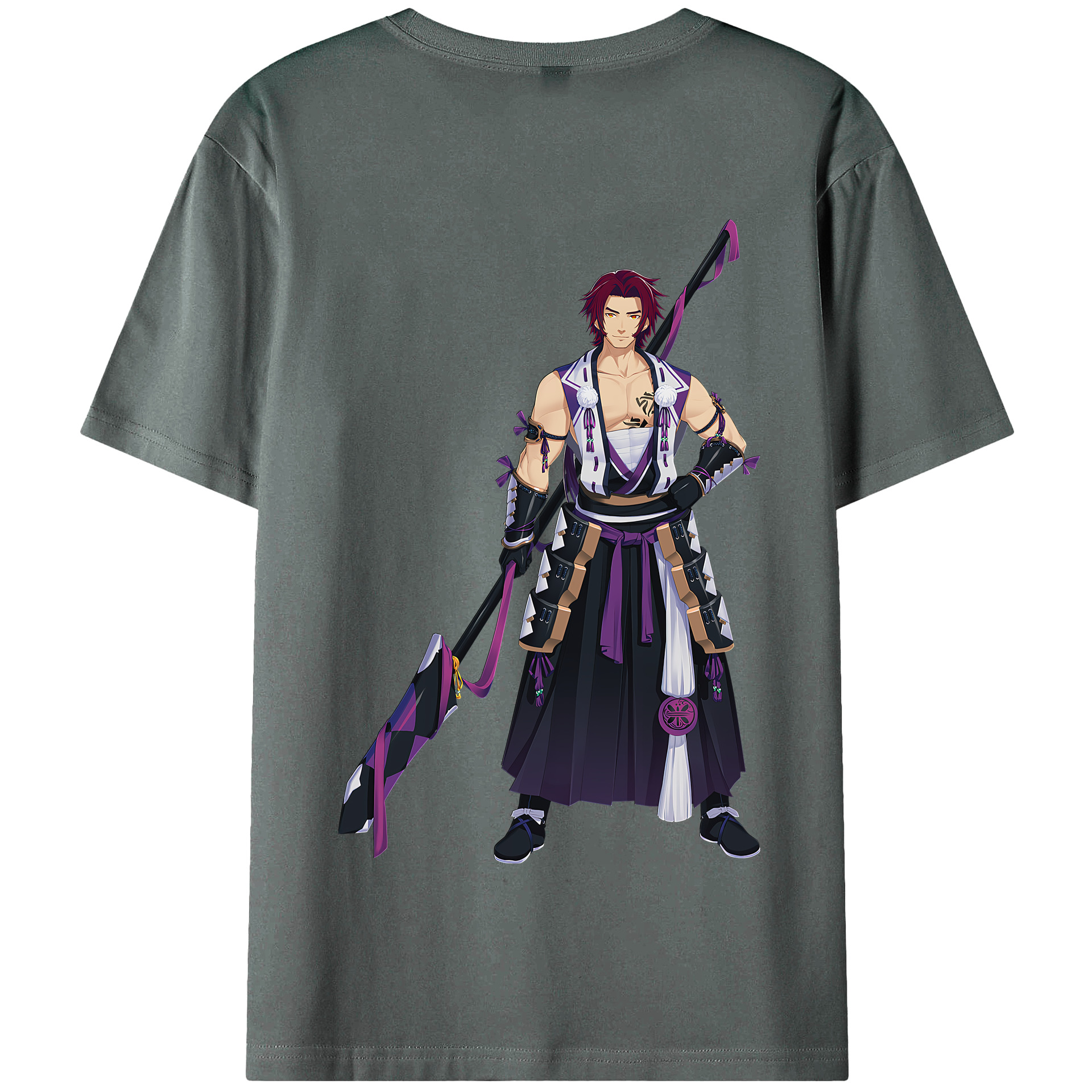 （画像用） 刀剣乱舞 Touken Ranbu 綿100％半袖Tシャツ（背面プリント）